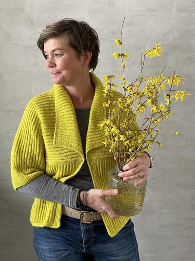 Patent jacket by Hanne Falkenberg, knitting pattern Knitting patterns Hanne Falkenberg 