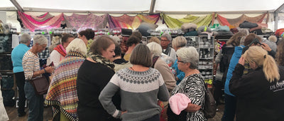 When we meet face to face, knitting festivals and fairs