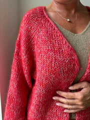 Chunky Easy Peasy cardigan by Önling, No 12 + silk mohair knitting kit (4 colors)