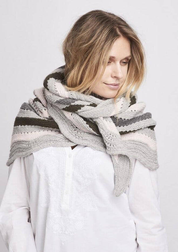 Alberte scarf by Önling, knitting pattern