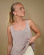 Ane Summer top with rib stitch panels, No 14 knitting kit