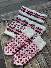 Astra Mittens, Cowl and Headband, No 1 knitting kit KLADDE Knitting kits Önling - Katrine Hannibal