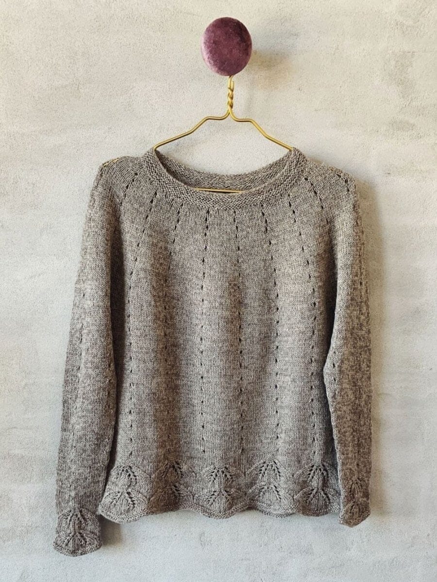 Önling's Axis Sweater Feminine Eyelet Knit Pattern Easy Elegance