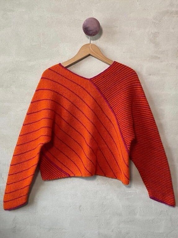 Babette sweater by Hanne Falkenberg, No 20 knitting kit KLADDE Knitting kits Hanne Falkenberg