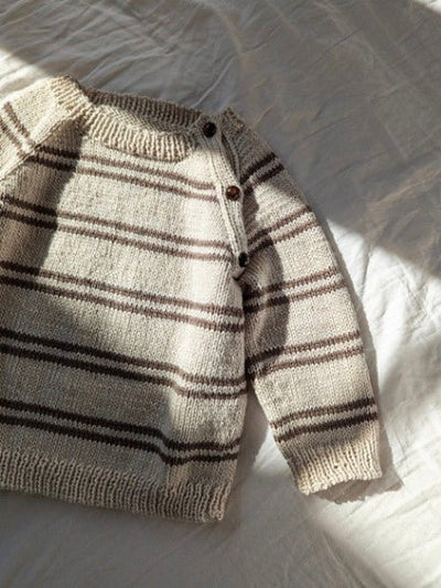 Babystripesweater by Ann - Kathrin Knits, No 14 yarn kit (ex pattern)