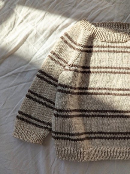 Babystripesweater by Ann - Kathrin Knits, No 14 yarn kit (ex pattern)