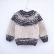 Badger sweater (junior) by Anne Ventzel, No 2 + Silk mohair kit Knitting kits Anne Ventzel