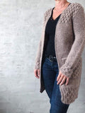 Beatrice cardigan by Önling, No 2 + silk mohair knitting kit