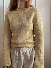 MANGLER OVERSÆT. AF BRØDTEKST Blouse no 1 by My Favourite Things Knitwear, No 14 + 12 yarn kit (excl pattern) Knitting kits My Favourite Things Knitwear