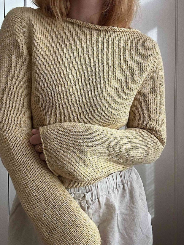 MANGLER OVERSÆT. AF BRØDTEKST Blouse no 1 by My Favourite Things Knitwear, No 14 + 12 yarn kit (excl pattern) Knitting kits My Favourite Things Knitwear