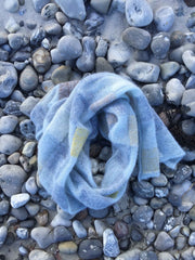 Boeslum scarf by Ruth Sørensen, silk mohair knitting kit Knitting kits Ruth Sørensen 