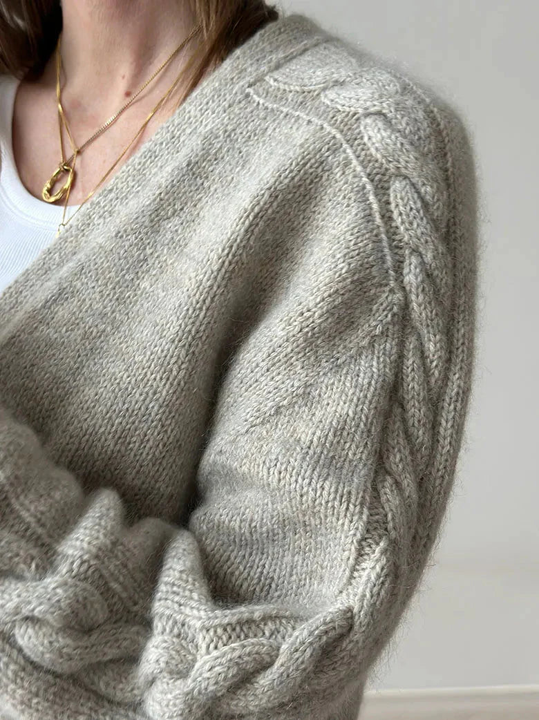 Braidy loop cardigan by Other Loops, knitting pattern