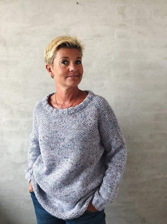 Brigitte B sweater by Önling, knitting pattern