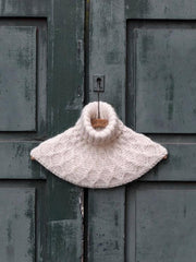 Cable cowl af Anne Ventzel, No 2 + silk mohair kit Strikkekit Anne Ventzel