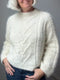 Cable Joy Sweater by Lenes Knitwear, knitting pattern (UK, NO, DE)