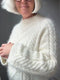 Cable Joy Sweater, knitting kit in Önling No 1 + silk mohair
