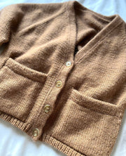 Capulus cardigan by Refined Knitwear, No 20 + Silk Mohair knitting kit Knitting kits Refined Knitwear