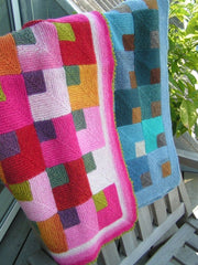 Carl and Carla baby blanket by Ruth Sørensen, knitting pattern Knitting patterns Ruth Sørensen