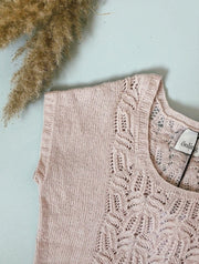 Celina summer top with frost - work by Önling, No 2 knitting kit