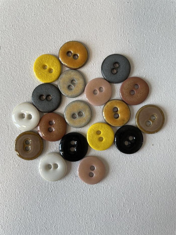 Ceramic buttons 16 mm, by Birthe Sahl Accessories Birthe Sahl