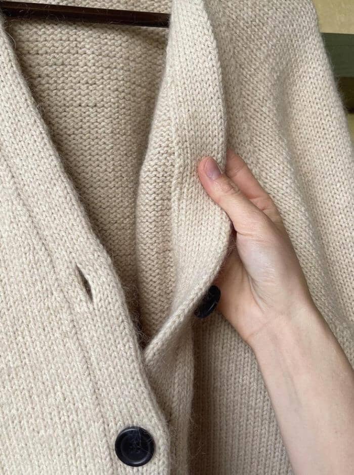 Champagne Cardigan by PetiteKnit, No Silk mohair kit