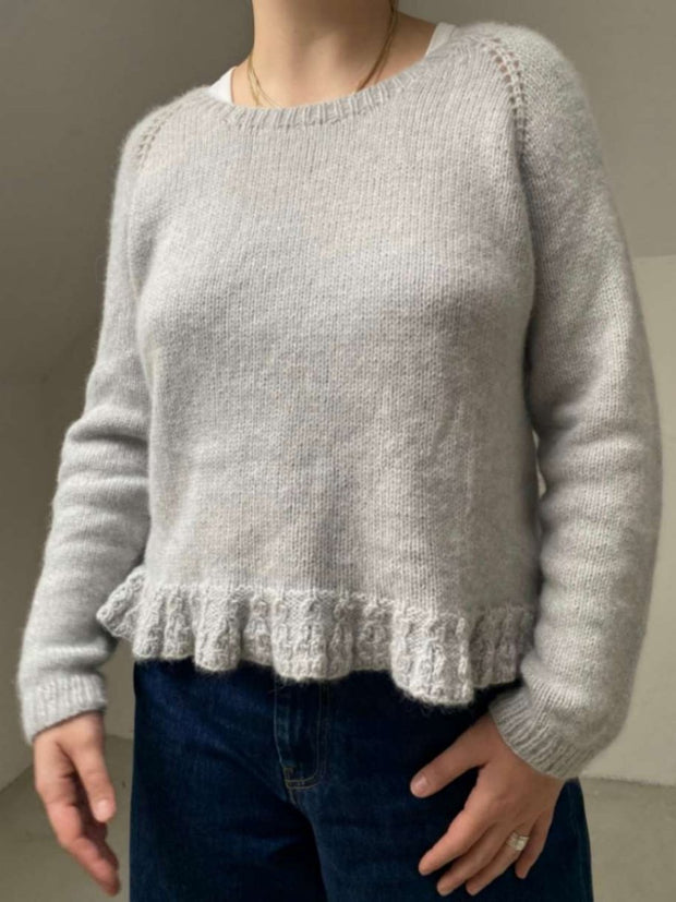 Chili ruffle sweater by Önling, knitting pattern