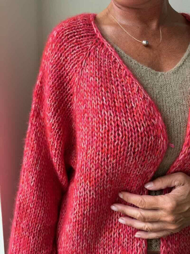 Chunky Easy Peasy cardigan by Önling, knitting pattern Knitting patterns Önling - Katrine Hannibal