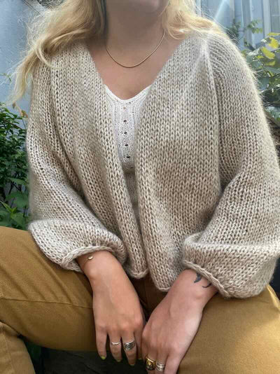 Chunky Easy Peasy cardigan by Önling, knitting pattern Knitting patterns Önling - Katrine Hannibal