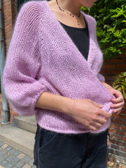 Chunky Easy Peasy cardigan by Önling, No 12 + silk mohair knitting kit Knitting kits Önling - Katrine Hannibal 