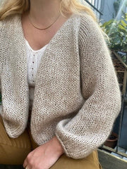 Chunky Easy Peasy Cardigan by Önling, No 4 + silk mohair knitting kit (2 colors)