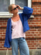 Chunky Easy Peasy Cardigan, No 12 + silk mohair knitting kit (2 colors) Knitting kits Önling - Katrine Hannibal