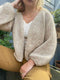 Chunky Easy Peasy cardigan by Önling, No 12 + silk mohair knitting kit Knitting kits Önling - Katrine Hannibal