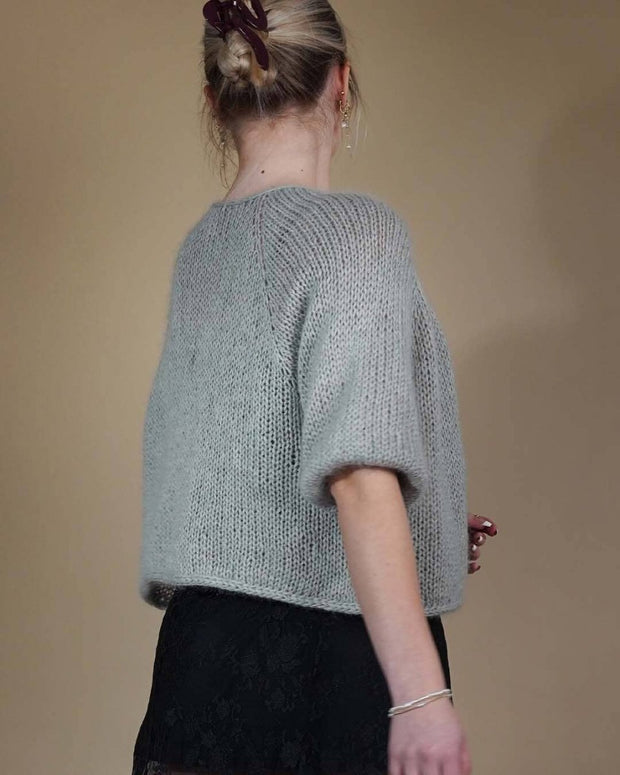 Silk Valley Set Cardigan gray Cardigan | Silk Knit Wrap Tahari