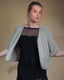 Chunky Easy Peasy Cardigan, No 4 + silk mohair knitting kit (2 colors)