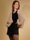 Chunky Easy Peasy Cardigan Sparkle edition knitting kit Knitting kits Önling - Katrine Hannibal