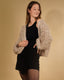 Chunky Easy Peasy Cardigan Sparkle edition knitting kit Knitting kits Önling - Katrine Hannibal