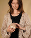 Chunky Easy Peasy Cardigan Sparkle edition knitting kit Knitting kits Önling - Katrine Hannibal