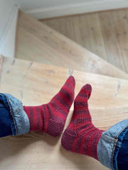 Chunky stripes socks | Red 13 (409), Wine 12 (406)