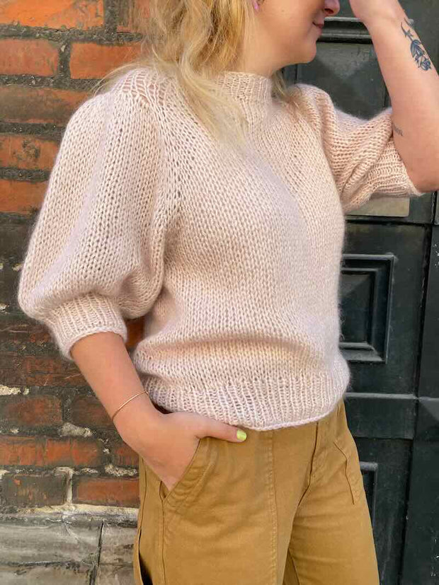 Chunky T-shirt on large needles by Önling, knitting pattern Knitting patterns Önling - Katrine Hannibal