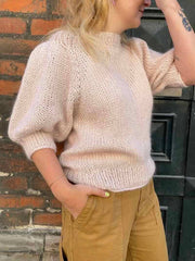 Chunky T-shirt on large needles by Önling, No 4 + silk mohair knitting kit