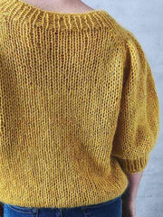 Chunky T-shirt on large needles by Önling, No 4 + silk mohair knitting kit