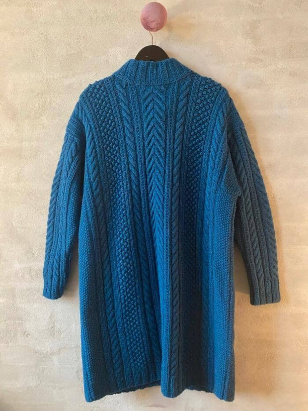 Classic cardigan af Hanne Falkenberg, strikkekit | 38 Irgrøn