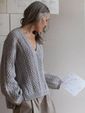 Comma V - neck by Anne Ventzel, No 1 kit Knitting kits Anne Ventzel