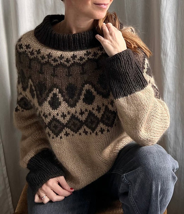 MANGLER OPSKRIFT Cor sweater Chunky by Refined Knitwear, knitting pattern Knitting patterns Refined Knitwear