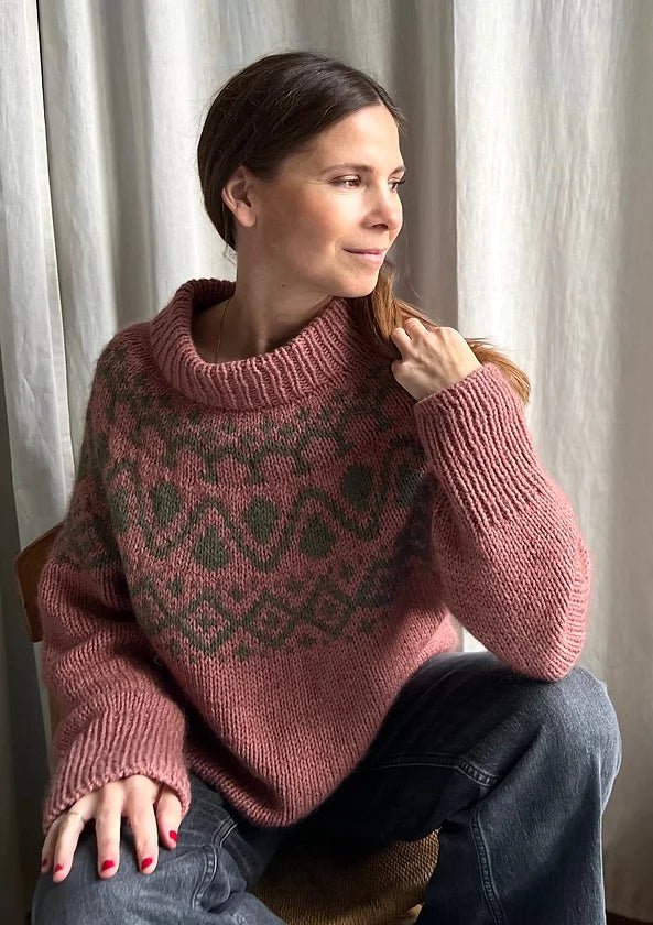 MANGLER OPSKRIFT Cor sweater Chunky by Refined Knitwear, knitting pattern Knitting patterns Refined Knitwear