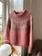 Cor Sweater Chunky by Refined Knitwear, No 3 + silk mohair knitting kit
