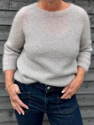 Dahlia mohair sweater by Önling, Silk mohair knitting kit
