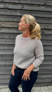 Dahlia mohair sweater by Önling, Silk mohair knitting kit