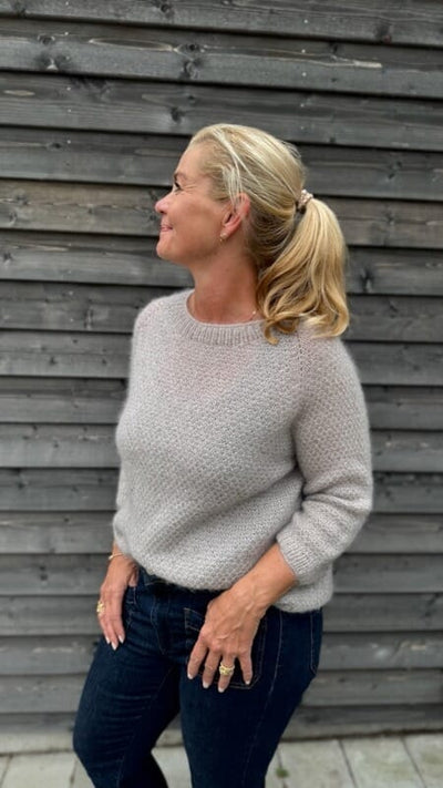 Dahlia mohair sweater by Önling, Silk mohair knitting kit