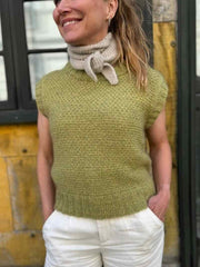 Dahlia slipover vest by Önling, No 20 + Silk mohair knitting kit Knitting kits Önling - Katrine Hannibal